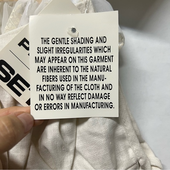 Vintage Set Infant Dress Size 3-6 M Bonnet Girl Linen Lace NWT M Bright Future - Picture 12 of 17